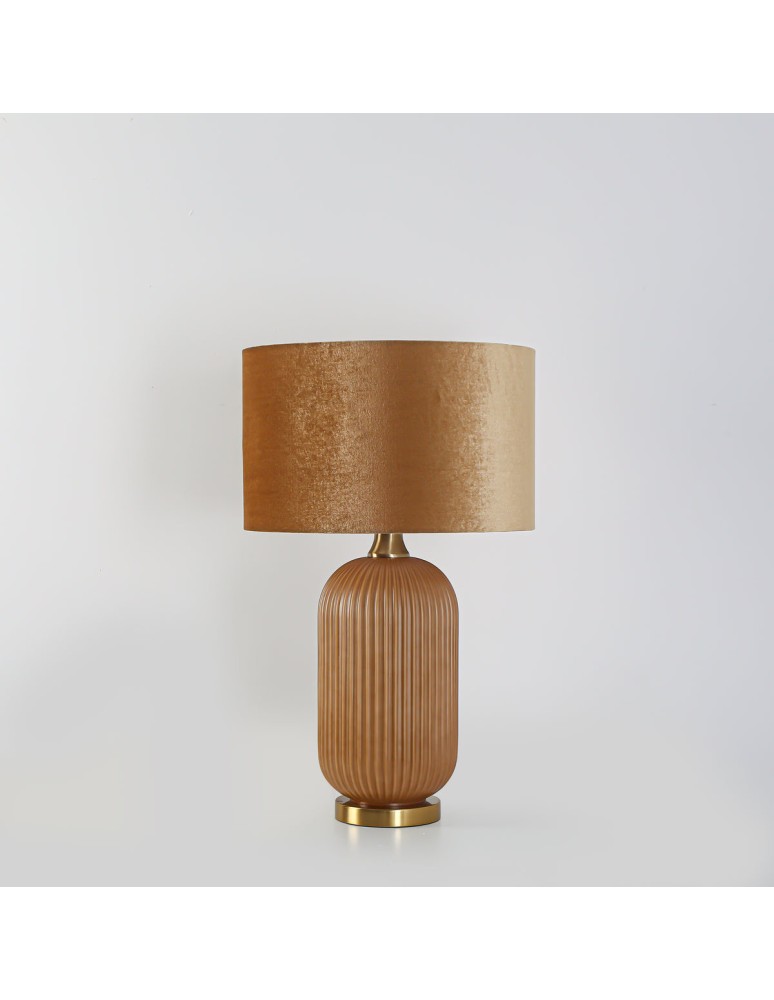 Table lamps with lampshade - Light Prestige Tamiza desk lamp large 1xE27 gold LP-1515/1T big gold - product kolory-swiatla.pl 13