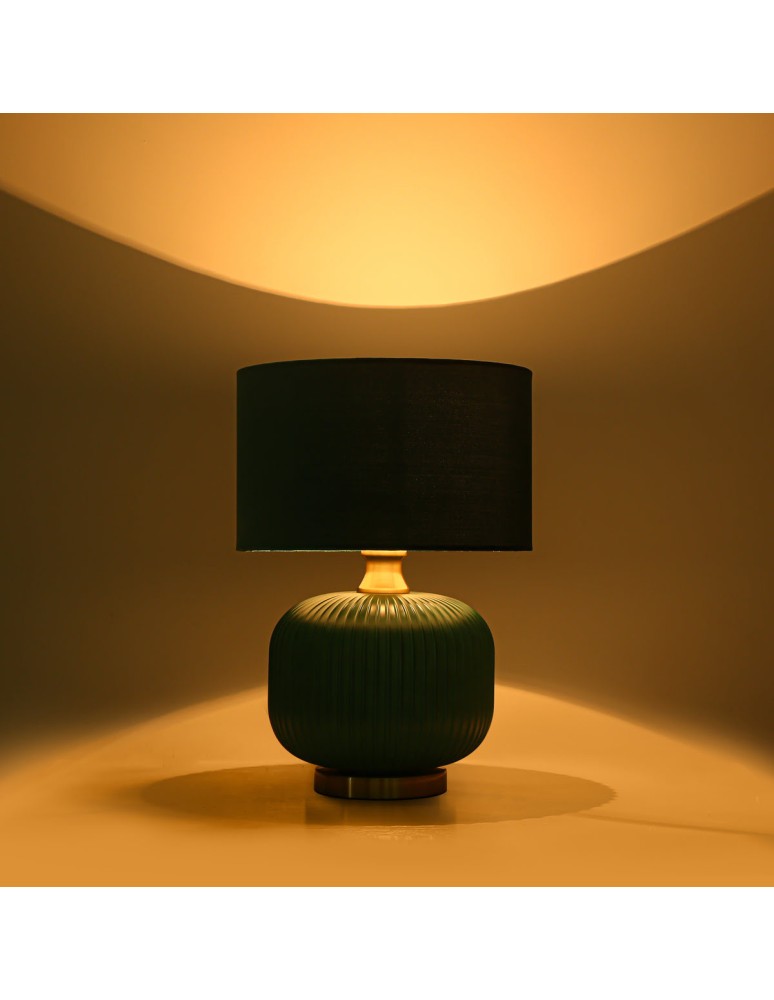 Table lamps with lampshade - Light Prestige Tamiza desk lamp small 1xE27 green LP-1515/1T small green - product kolory-swiatla.pl 5