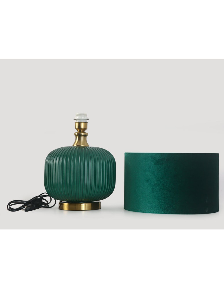 Table lamps with lampshade - Light Prestige Tamiza desk lamp small 1xE27 green LP-1515/1T small green - product kolory-swiatla.pl 11