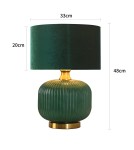 Table lamps with lampshade - Light Prestige Tamiza desk lamp small 1xE27 green LP-1515/1T small green - product 13