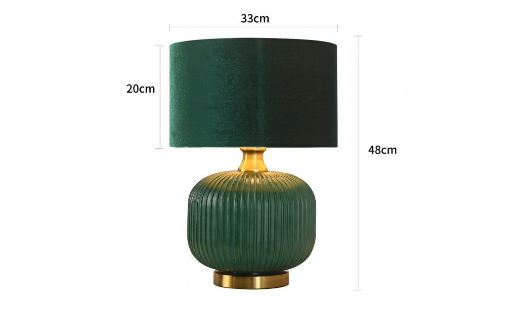 Light Prestige Lampa biurkowa Tamiza mała 1xE27 zielona LP-1515/1T small green