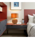 Table lamps with lampshade - Light Prestige Tamiza table lamp small 1xE27 gold LP-1515/1T small gold - product 2