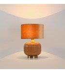 Table lamps with lampshade - Light Prestige Tamiza table lamp small 1xE27 gold LP-1515/1T small gold - product 4