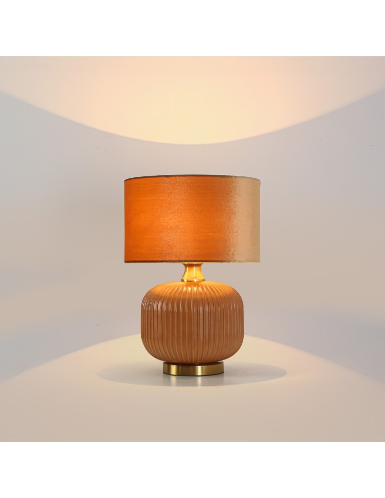 Table lamps with lampshade - Light Prestige Tamiza table lamp small 1xE27 gold LP-1515/1T small gold - product kolory-swiatla.pl 4