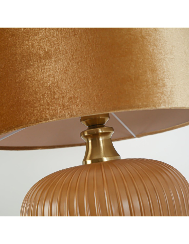 Table lamps with lampshade - Light Prestige Tamiza table lamp small 1xE27 gold LP-1515/1T small gold - product kolory-swiatla.pl 6