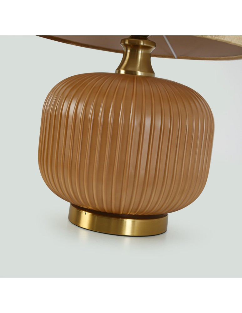 Table lamps with lampshade - Light Prestige Tamiza table lamp small 1xE27 gold LP-1515/1T small gold - product kolory-swiatla.pl 8
