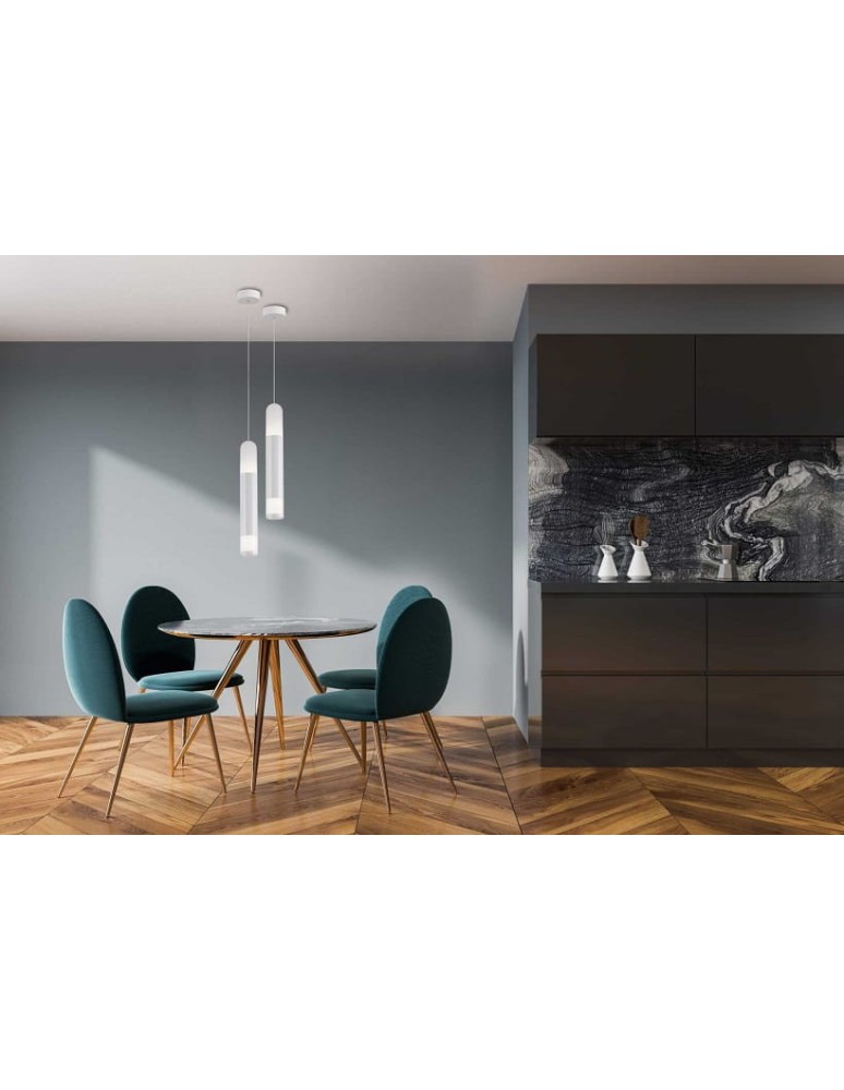 LED pendant lamps - Light Prestige Forli 1 LED pendant white LP-8011/1P - product kolory-swiatla.pl 2