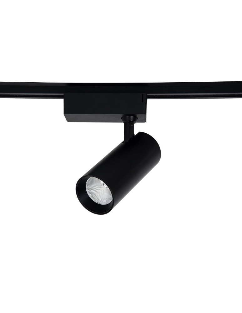 Lamps for 1 phase busbars - Light Prestige Rocca 3000K spotlight for busbar 1F black LED black LP-10192/1W BK. - product kolory-swiatla.pl 3