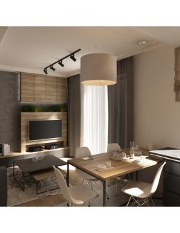 Light Prestige Rocca 4000K reflektor do szynoprzewodów 1F czarny  LP-1019/1W BK - produkt 2