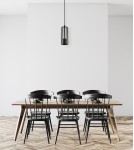 Single pendant lamps - Light Prestige Sintra 1 pendant black 1xGU10 LP-975/1P BK - product 2