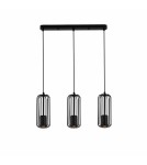 Pendant lamps on a strip - Light Prestige Sintra 3 pendant line black 3xGU10 LP-975/3L BK - product 1