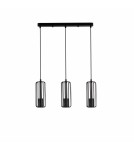 Pendant lamps on a strip - Light Prestige Sintra 3 pendant line black 3xGU10 LP-975/3L BK - product 3