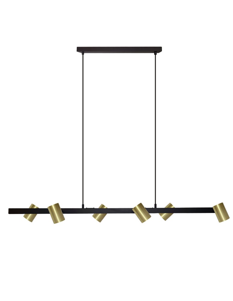 Pendant lamps over the island - Light Prestige Snow 6 gold pendant line 6xGU10 LP-731/6L GD - product kolory-swiatla.pl 1