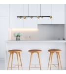 Pendant lamps over the island - Light Prestige Snow 6 gold pendant line 6xGU10 LP-731/6L GD - product 2