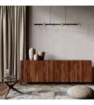 Pendant lamps over the island - Light Prestige Snow 6 gold pendant line 6xGU10 LP-731/6L GD - product 3