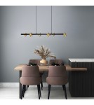 Pendant lamps over the island - Light Prestige Snow 6 gold pendant line 6xGU10 LP-731/6L GD - product 4