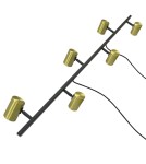 Pendant lamps over the island - Light Prestige Snow 6 gold pendant line 6xGU10 LP-731/6L GD - product 7