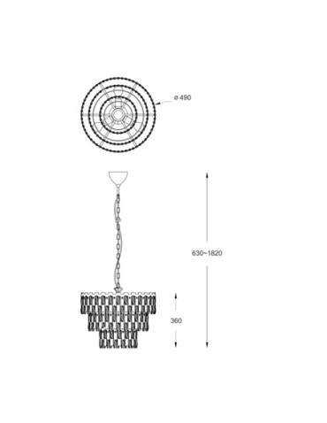 Zuma Line ANZIO 4xE27 P0480-04A-F4D7 Wisząca - produkt 2