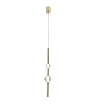 LED pendant lamps - Light Prestige Vaku pendant gold xLED LP-719/2P GD - product 1