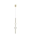 View Light Prestige Vaku pendant gold xLED LP-719/2P GD