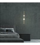 LED pendant lamps - Light Prestige Vaku pendant gold xLED LP-719/2P GD - product 3