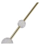 LED pendant lamps - Light Prestige Vaku pendant gold xLED LP-719/2P GD - product 6