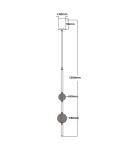 LED pendant lamps - Light Prestige Vaku pendant gold xLED LP-719/2P GD - product 7