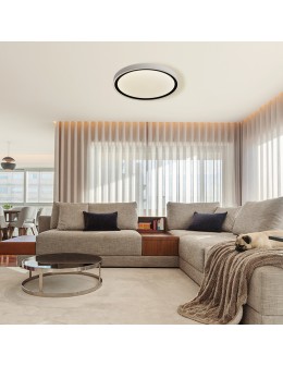 Light Prestige Vegas plafon mały 4000K czarny xLED LP-550/1C S 4BK - produkt 2