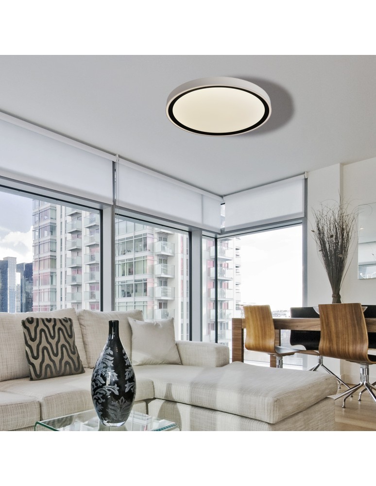 Round Plafonds - Light Prestige Vegas plafond small 4000K black xLED LP-550/1C S 4BK - product kolory-swiatla.pl 3