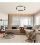 Round Plafonds - Light Prestige Vegas medium plafond 4000K black xLED LP-550/1C M 4BK - product 2