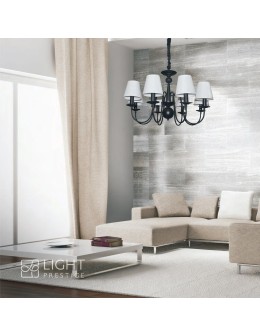 Light Prestige Verona 6 pendant E14 black, white LP-88439/6P - product 2
