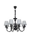 Light Prestige Verona 8 pendant E14 black, white LP-88439/8P