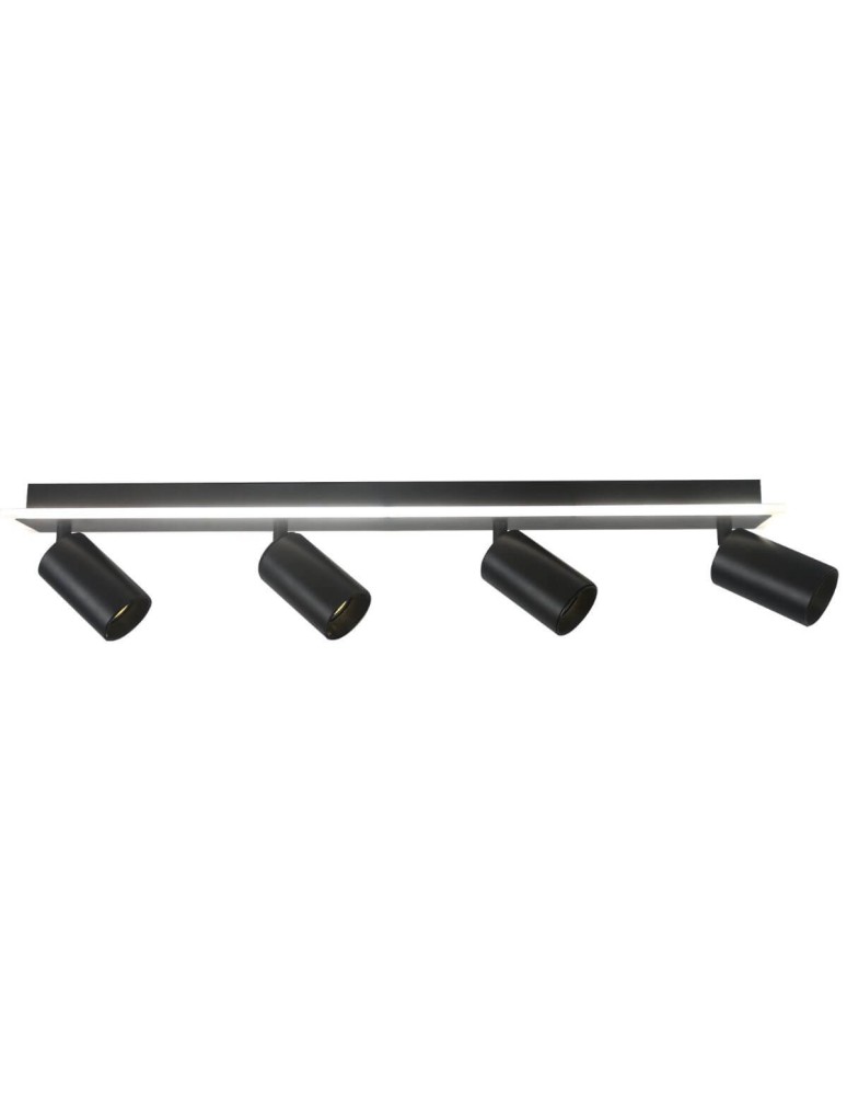 Spotlight ceiling lamps - Light Prestige Parma ceiling lamp 4xGU10 + 1xLED black LP-0612/4C BK - product kolory-swiatla.pl 9