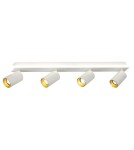 Spotlight ceiling lamps - Light Prestige Parma ceiling lamp 4xGU10 + 1xLED white LP-0612/4C WH - product 1
