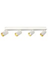 Light Prestige Lampa sufitowa Parma 4xGU10 + 1xLED biała LP-0612/4C WH Light Prestige Lampa sufitowa Parma 4xGU10 + 1xLED biała LP-0612/4C WH
