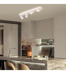 Spotlight ceiling lamps - Light Prestige Parma ceiling lamp 4xGU10 + 1xLED white LP-0612/4C WH - product 4