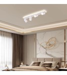 Spotlight ceiling lamps - Light Prestige Parma ceiling lamp 4xGU10 + 1xLED white LP-0612/4C WH - product 5