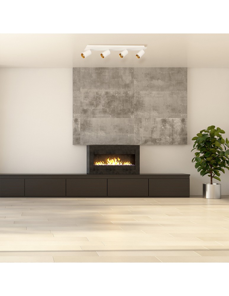 Spotlight ceiling lamps - Light Prestige Parma ceiling lamp 4xGU10 + 1xLED white LP-0612/4C WH - product kolory-swiatla.pl 7