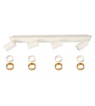 Spotlight ceiling lamps - Light Prestige Parma ceiling lamp 4xGU10 + 1xLED white LP-0612/4C WH - product 15