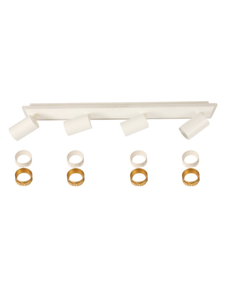 Spotlight ceiling lamps - Light Prestige Parma ceiling lamp 4xGU10 + 1xLED white LP-0612/4C WH - product kolory-swiatla.pl 15