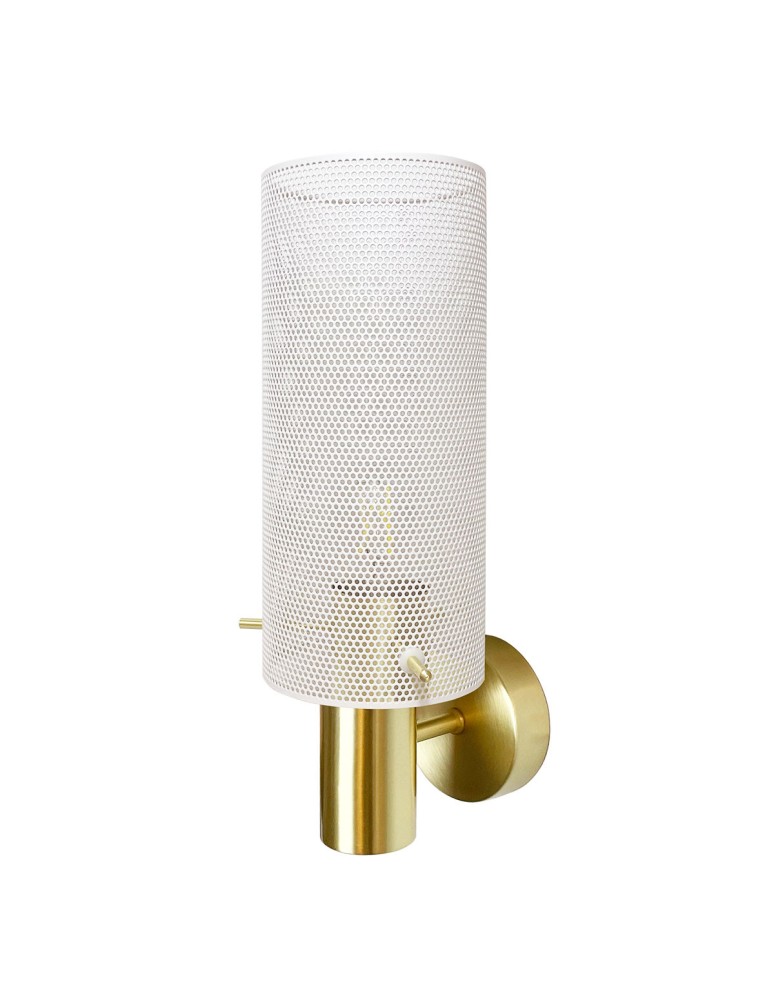 Wall lamps with lampshade - Light Prestige Wall lamp Tirana 1xE27 white LP-945/1W WH - product kolory-swiatla.pl 1