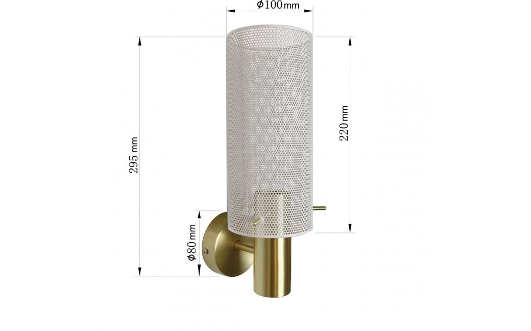 Light Prestige Kinkiet Tirana 1xE27 biały LP-945/1W WH