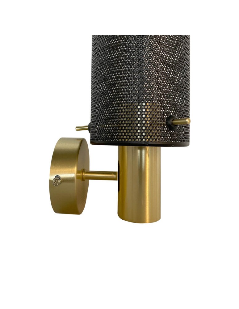 Wall lamps with lampshade - Light Prestige Wall lamp Tirana 1xE27 black LP-945/1W BK - product kolory-swiatla.pl 4