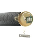 Wall lamps with lampshade - Light Prestige Wall lamp Tirana 1xE27 black LP-945/1W BK - product 5