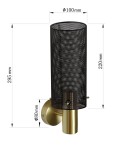 Wall lamps with lampshade - Light Prestige Wall lamp Tirana 1xE27 black LP-945/1W BK - product 6