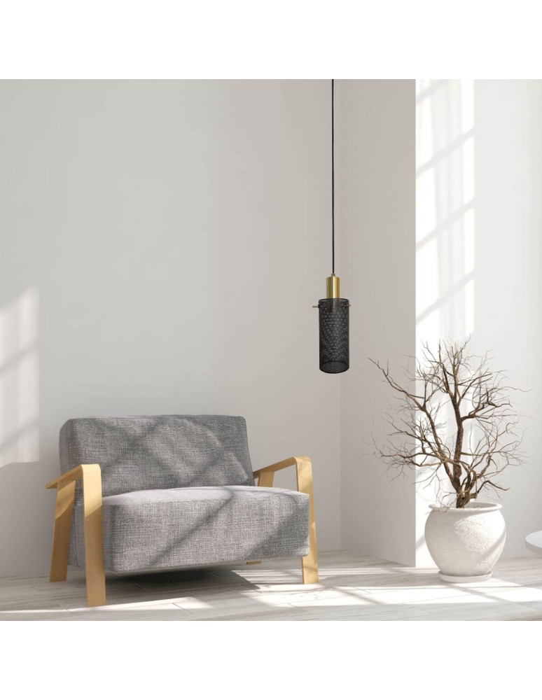 Single pendant lamps - Light Prestige Tirana pendant lamp 1xE27 black LP-945/1P BK - product kolory-swiatla.pl 2