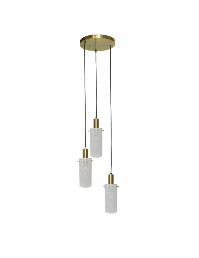 Triple pendant lamps - Light Prestige Tirana pendant lamp 3xE27 white LP-945/3P WH - product kolory-swiatla.pl 1