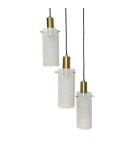 Triple pendant lamps - Light Prestige Tirana pendant lamp 3xE27 white LP-945/3P WH - product 5