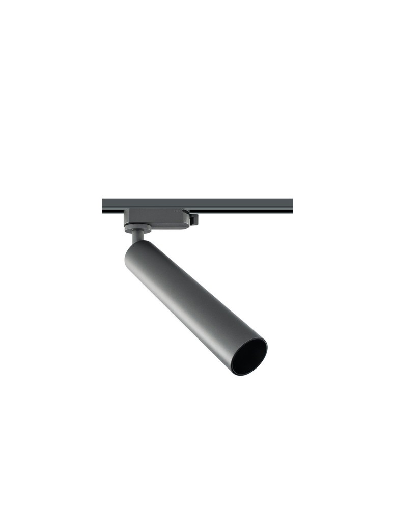 Lamps for 1 phase busbars - Light Prestige Aries spotlight L to rail 1F titanium LED titanium LP-8636L TIT - product kolory-swiatla.pl 1