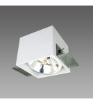 Frameless flush-mounted lamps - trimless - Light Prestige Corleto 1 flush-mounted G9 white LP-9S22/1R WH - product 1